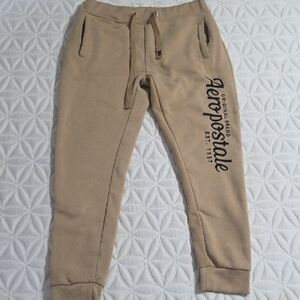 Aeropostale Womens Beige Joggers with Logo